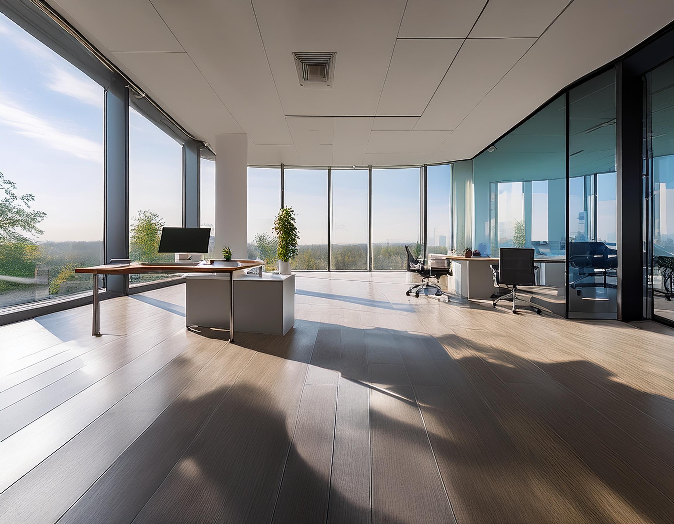 Elegante Büroeinrichtung der Steuerkanzlei Bernd Rumpf